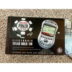 Texas Hold 'Em - World Series of Poker Handheld - Excalibur Electronic Card Game